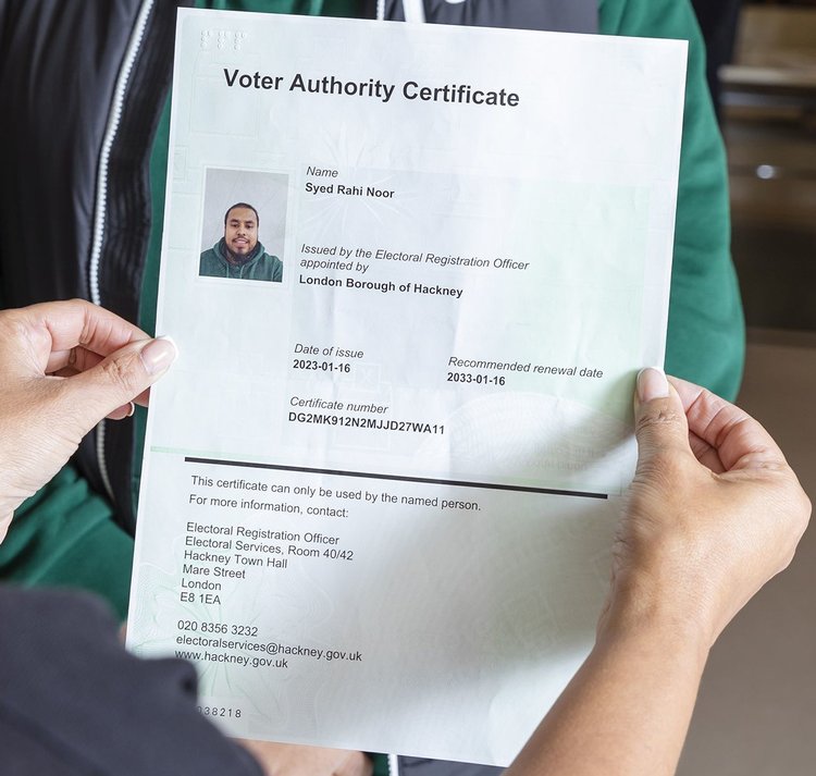 Voter Authority Certificate